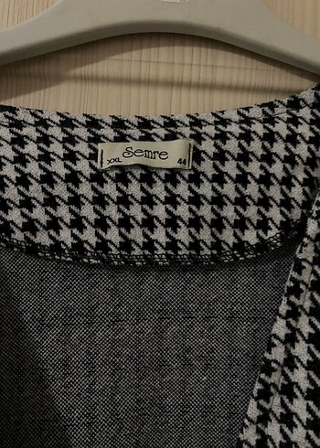 Düğmeli Midi Kadın Gri Ceket - Görsel 2