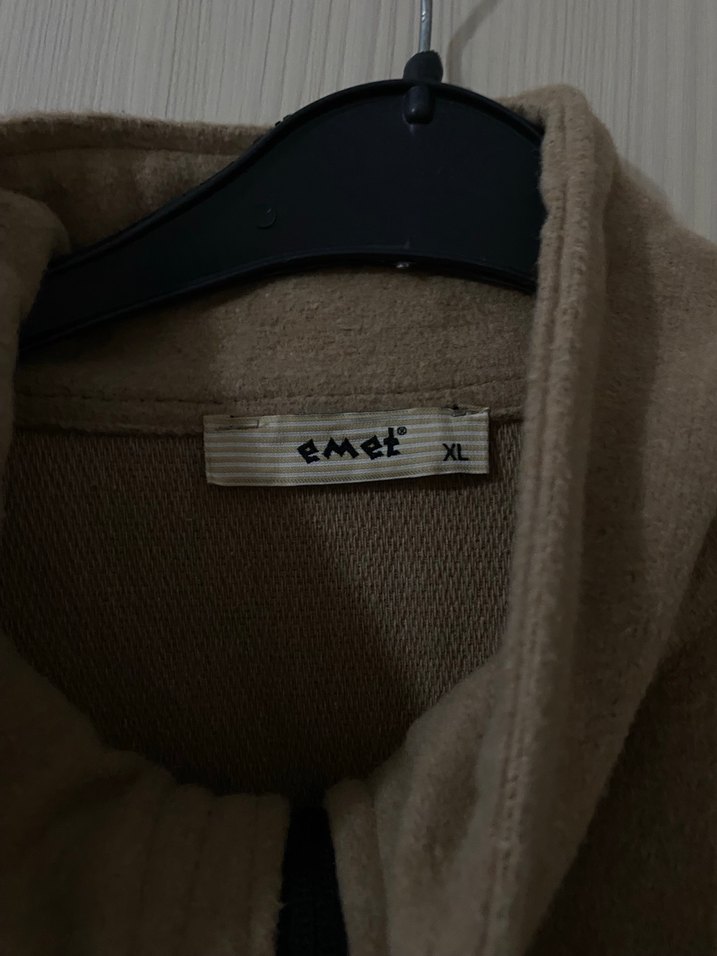 Bej Kuşaklı Midi Kadın Ceket - Görsel 3