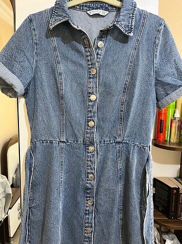 xs Beden Jean elbise