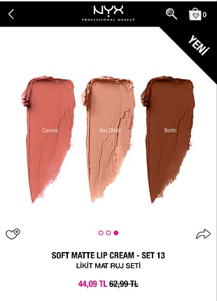 NYX Soft matte lip cream set 13