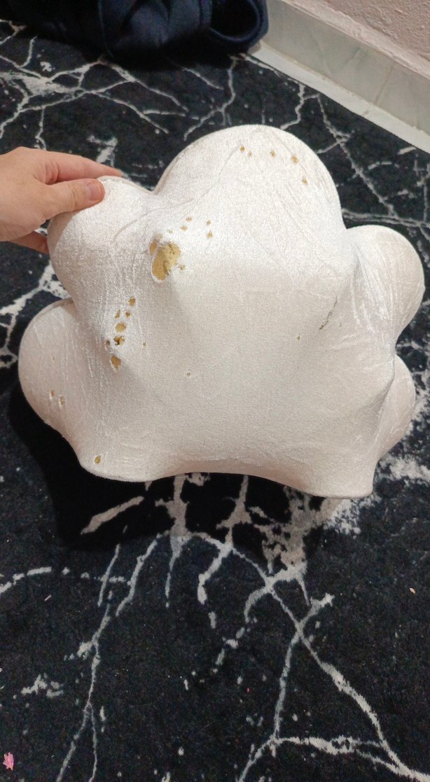 İnci İşlemeli Beyaz Kadın Broş - Görsel 3