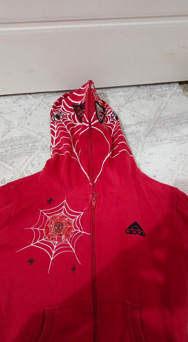 Kırmızı Fermuarlı Erkek Çocuk Sweatshirt - Görsel 2