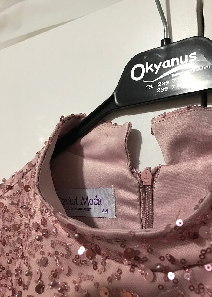 Tesettür abiye ACİL SATILIK - Görsel 4