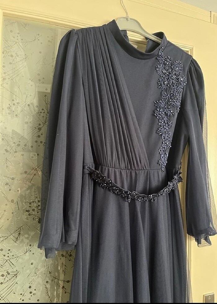 Tesettür abiye ACİL SATILIK - Görsel 2