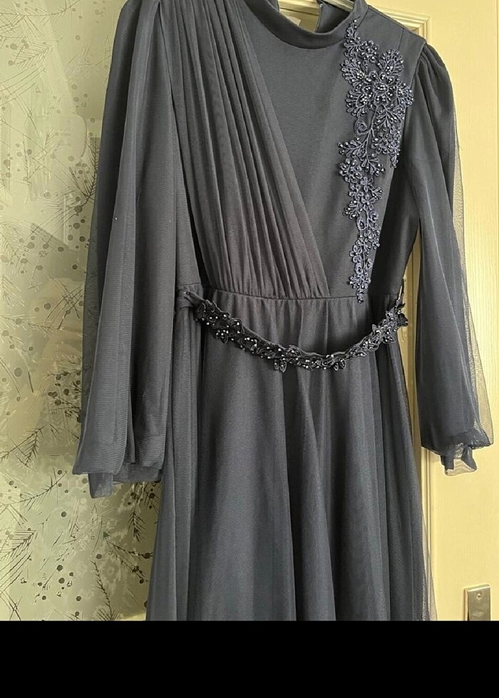 Tesettür abiye ACİL SATILIK - Görsel 3