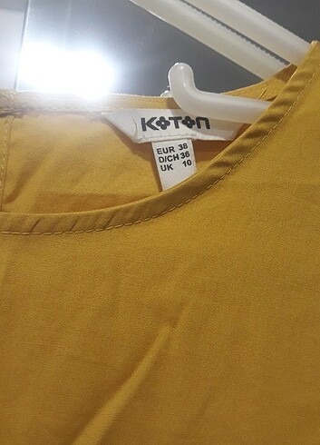 38 Beden Koton elbise