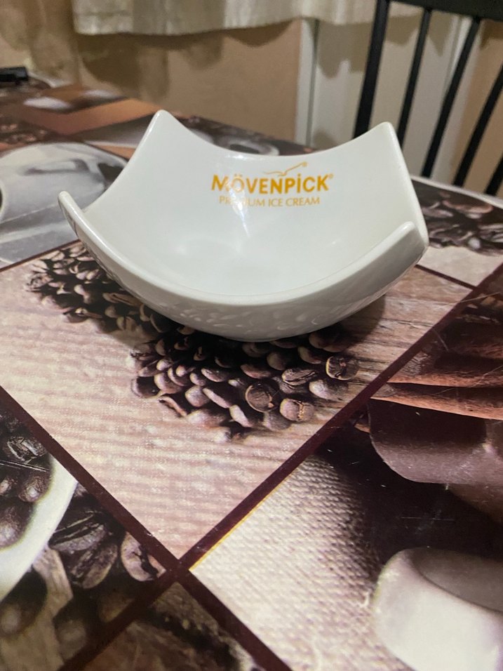 Mövenpick Baskılı Beyaz Tabak - Görsel 5