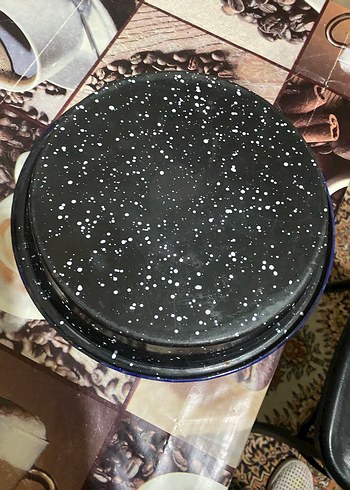 Mavi Kenarlı Çiçek Desenli Tabak - Görsel 7