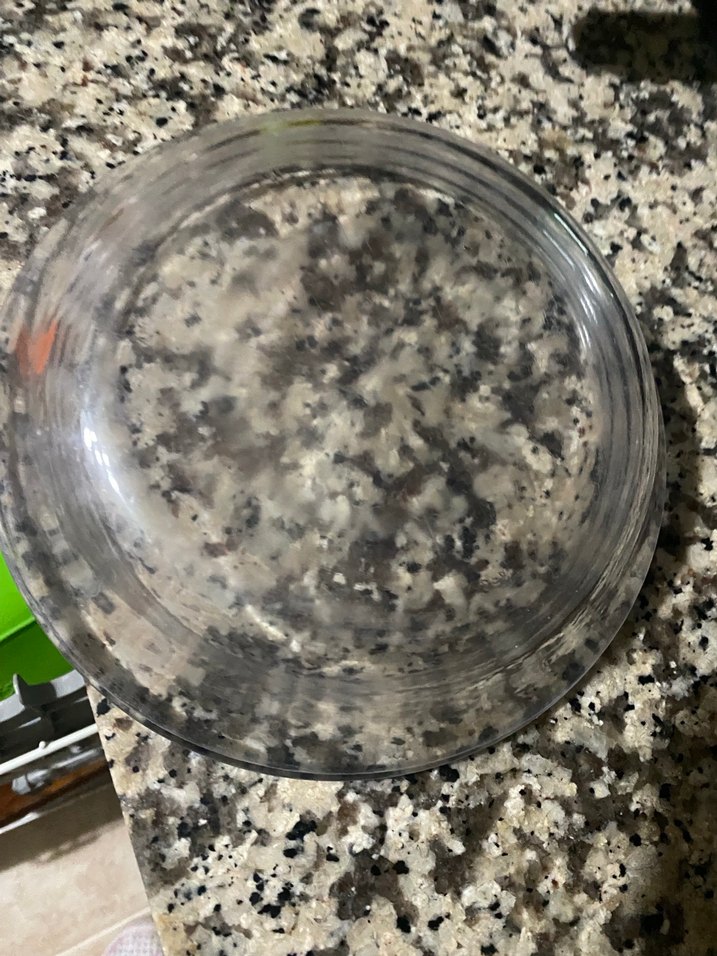 Şeffaf Yuvarlak Cam tabak - Görsel 2