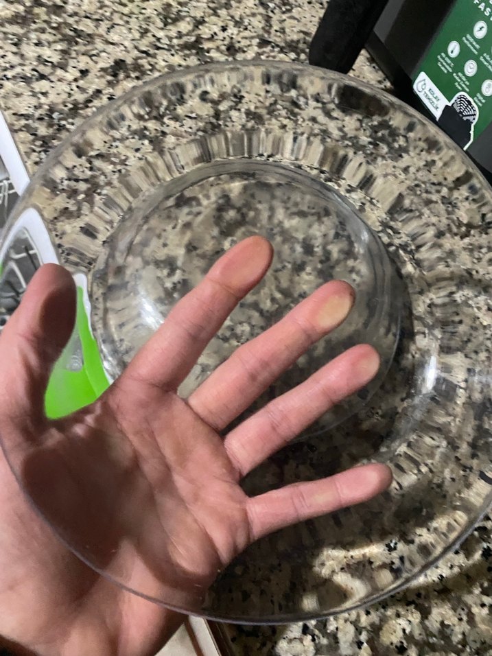 Şeffaf Yuvarlak Cam tabak - Görsel 4