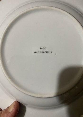 Sarı Desenli Tabak Seti - Görsel 4