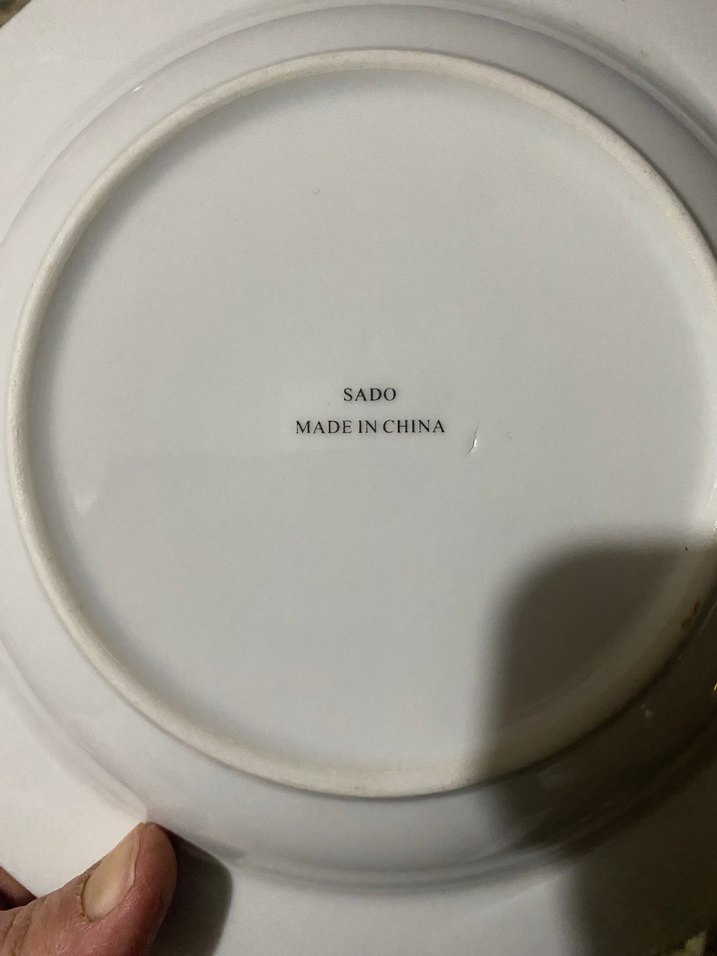 Sarı Desenli Tabak Seti - Görsel 4