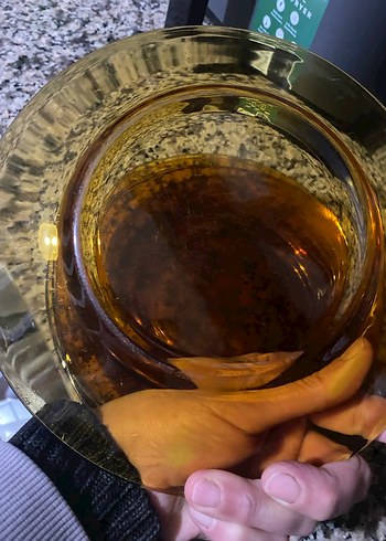 Parlak Kahverengi Cam tabak - Görsel 4