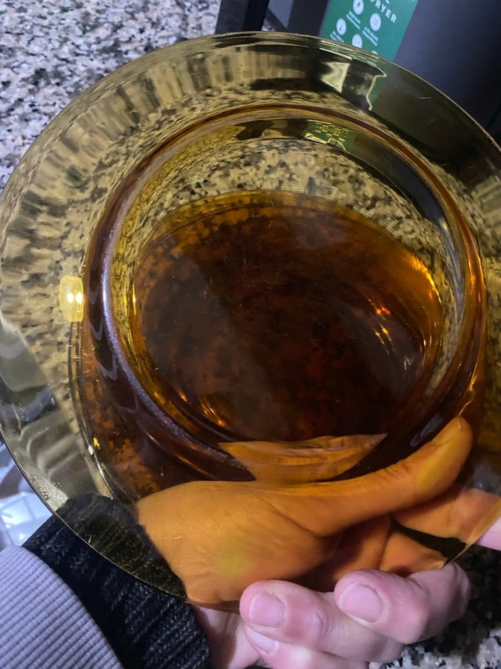 Parlak Kahverengi Cam tabak - Görsel 4