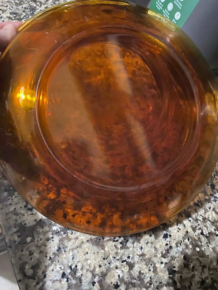 Parlak Kahverengi Cam tabak - Görsel 3