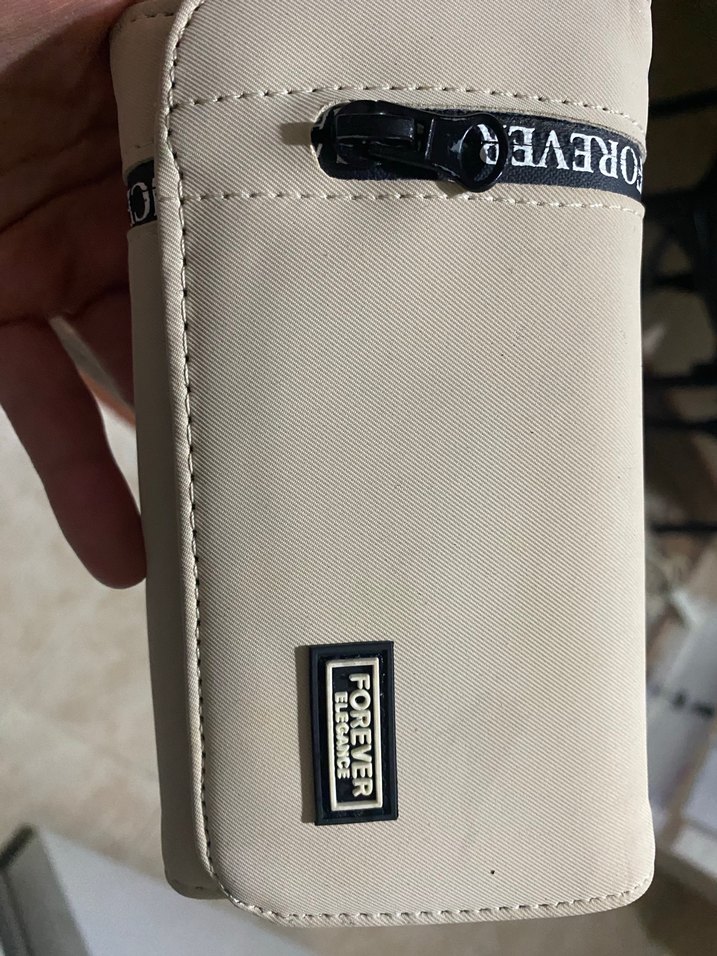 Bej Fermuarlı Kadın Cüzdan - Görsel 3