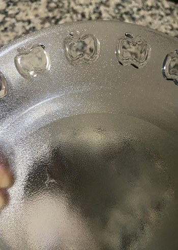 Gri Yılan Desenli Cam Tabak - Görsel 2