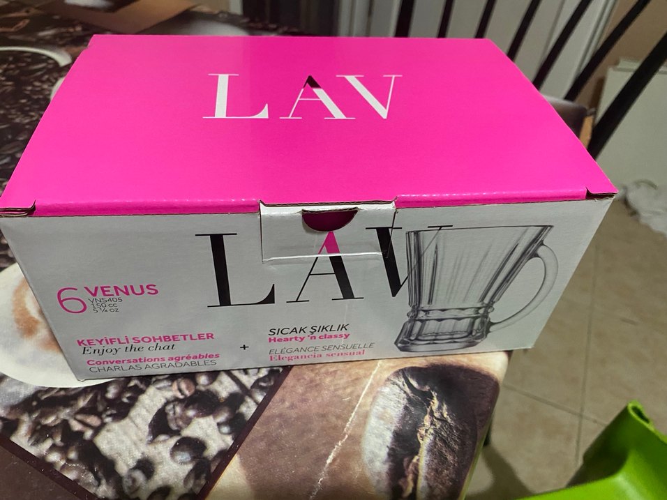 Bej Renkli Cam Kupa - Görsel 4