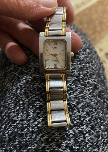 Casio Klasik Gri ve Altın Erkek Saat - Görsel 4