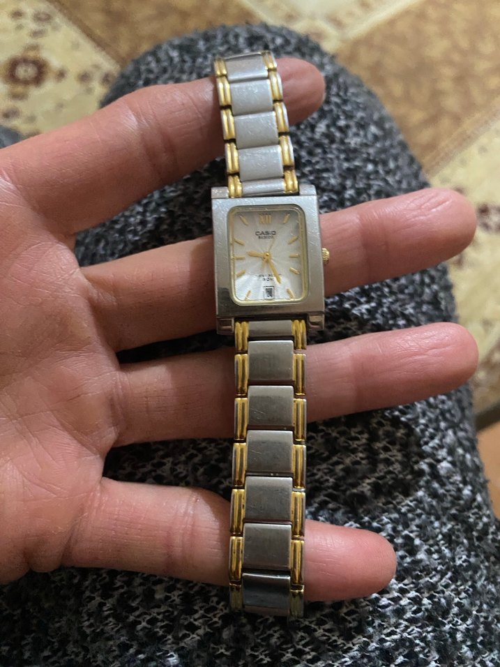 Casio Klasik Gri ve Altın Erkek Saat - Görsel 3