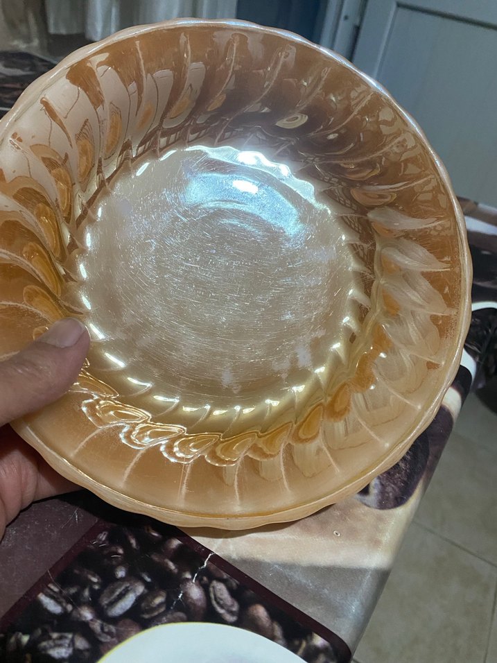 Bej Parlak Yemek Tabağı - Görsel 2