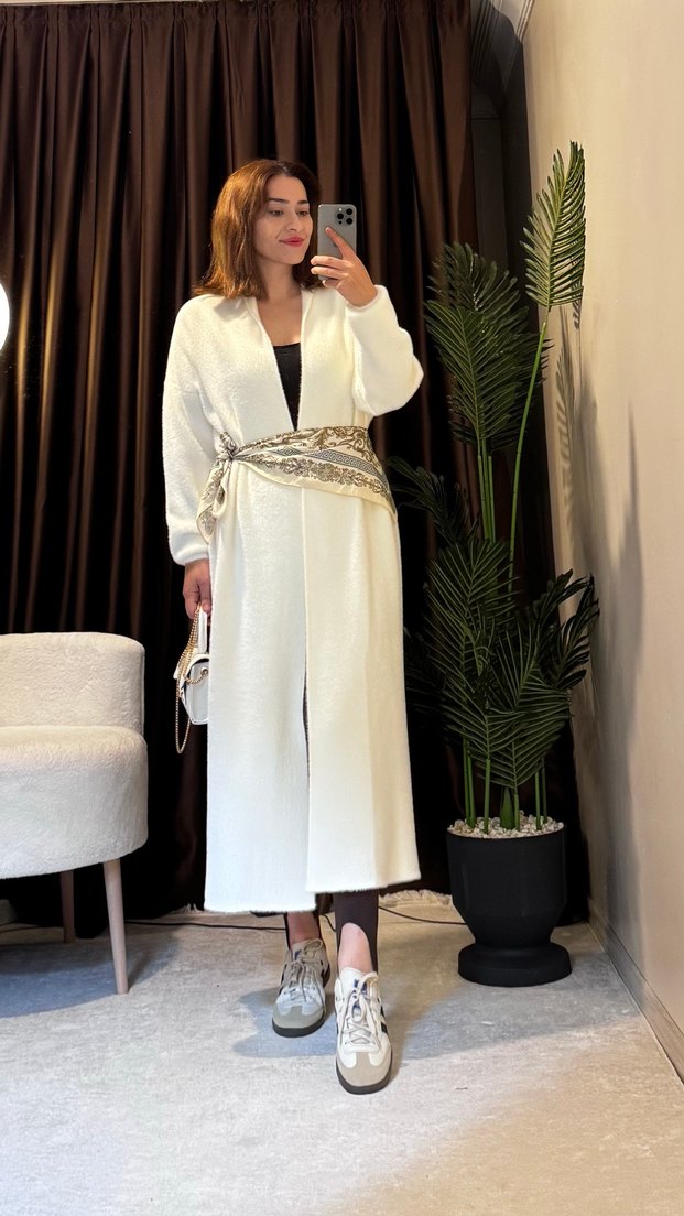 Uzun Beyaz Sakallı hırka - Görsel 4