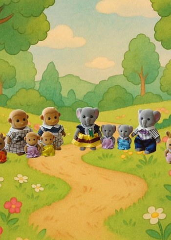 Sylvanian Families muadili figürler - Görsel 2