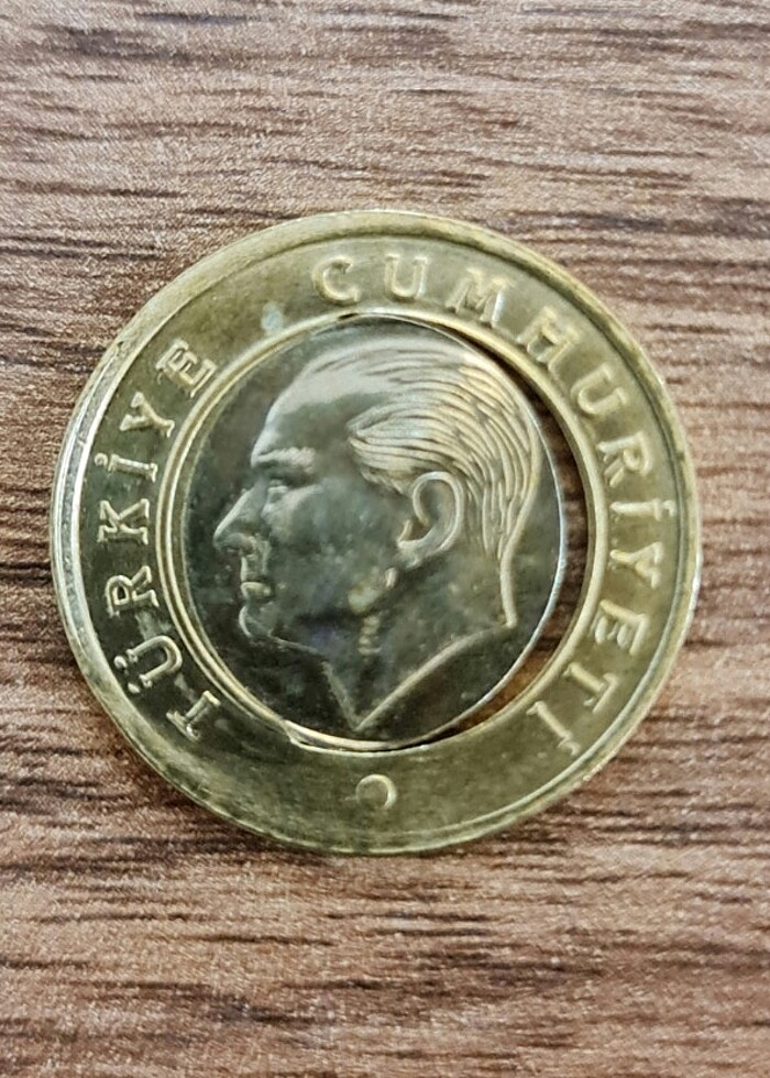 Hatalı basım 1TL kolleksiyonluk çil ! - Görsel 2