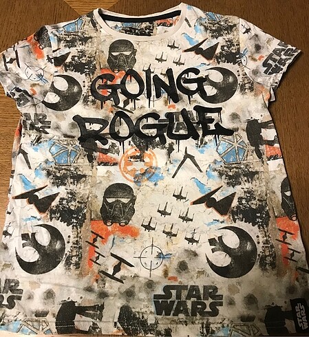 7-8 yaş Marks Spencer Star Wars erkek çocuk tshirt