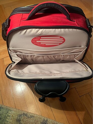 Beden kırmızı Renk Samsonite Bebek Çantası