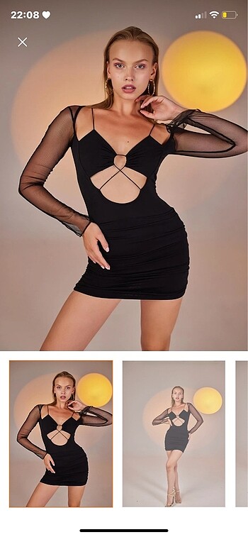 xs Beden Mini elbise