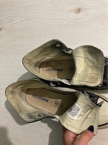 Nike siyah deri converse chuck taylor
