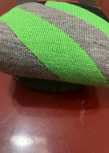 Erkek Mini Kayak Çorabı, Altın Renkli, Baskılı - Görsel 7