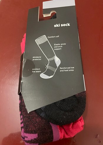 Erkek Mini Kayak Çorabı, Altın Renkli, Baskılı - Görsel 3