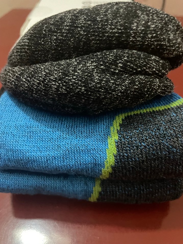 Orjinal Salomon Erkek Mavi Desenli Çorap 2'li - Görsel 3