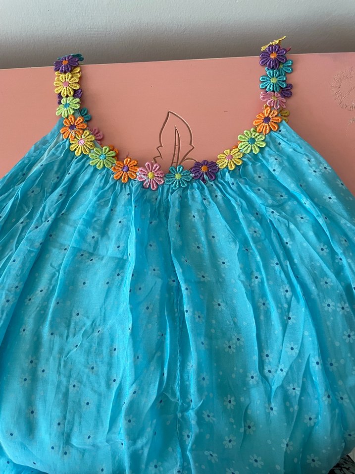 Renkli Boncuklu Bohem Elbisesi - Görsel 2