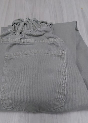 yesil  Rahat Kesim Kadın Denim Pantolon - Görsel 2