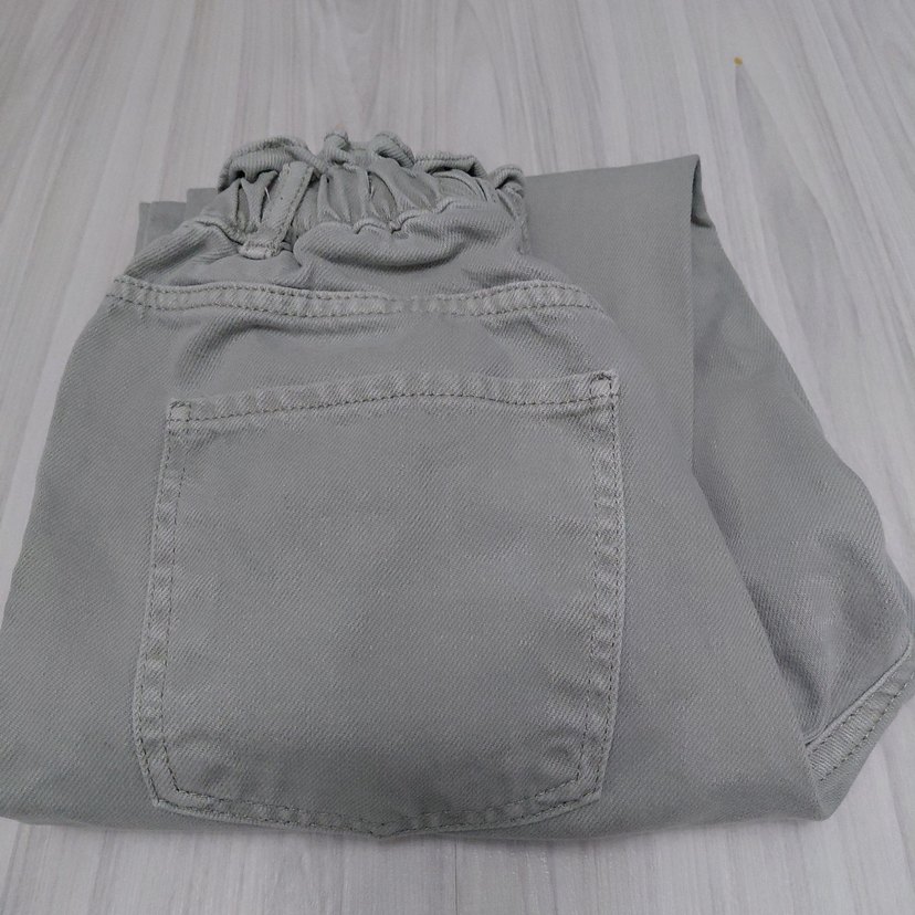 yesil  Rahat Kesim Kadın Denim Pantolon - Görsel 2