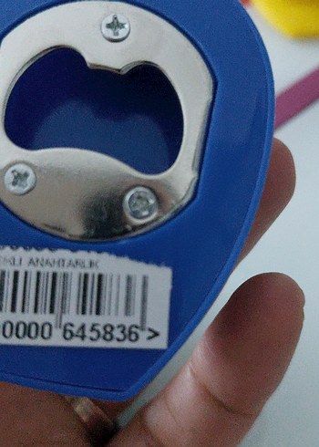 Mavi Minimalist Anahtarlık - Görsel 2