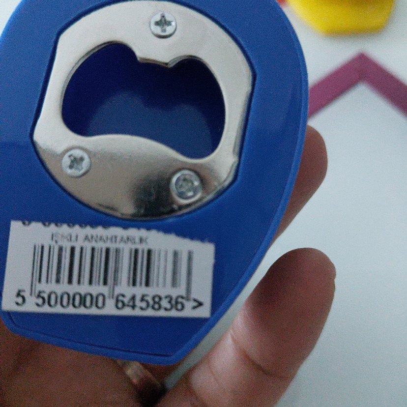 Mavi Minimalist Anahtarlık - Görsel 2