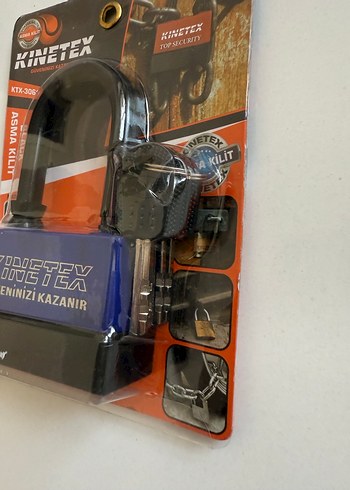 Kalın sıfır Asma kilit 4 anahtarlı - Görsel 2