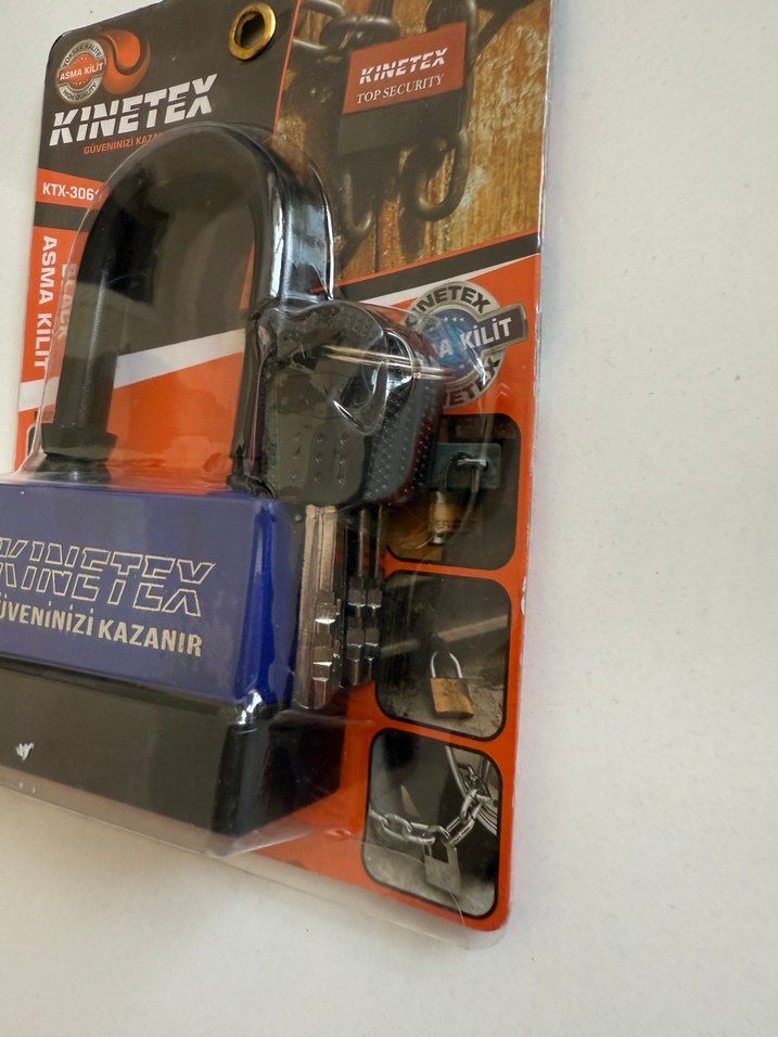 Kalın sıfır Asma kilit 4 anahtarlı - Görsel 2