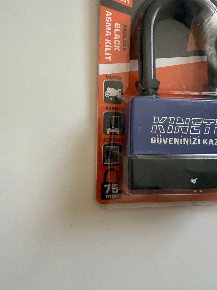 Kalın sıfır Asma kilit 4 anahtarlı - Görsel 3