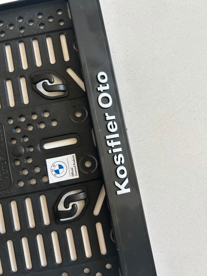 Kosifler Oto BMW orijinal kare plakalık - Görsel 2
