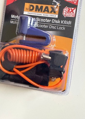 Yüksek desibelli Motosiklet ve Scooter Disk Kilidi - Görsel 2