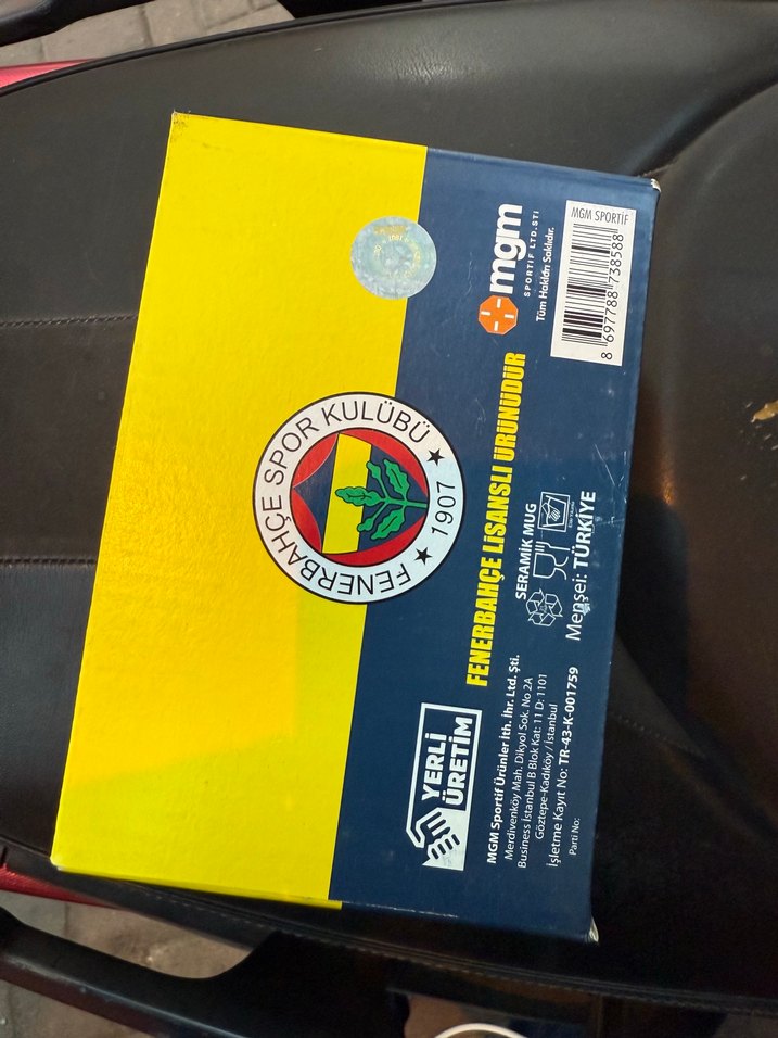 Fenerbahçe Lisanslı Mavi Kupa Bardak - Görsel 3