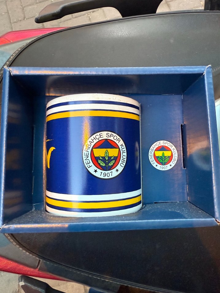 Fenerbahçe Lisanslı Mavi Kupa Bardak - Görsel 4