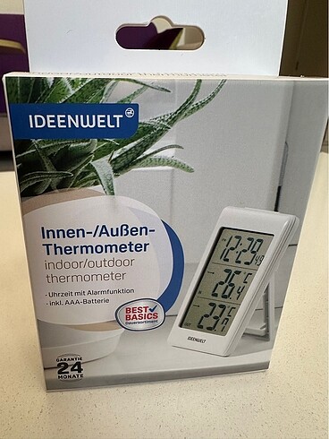  Beden Ideenwelt sıfır kapalı kutu termometre Alman Kalitesi