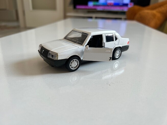  Beden Renk Beyaz Tofaş Araba 1/32 ölçek model araç