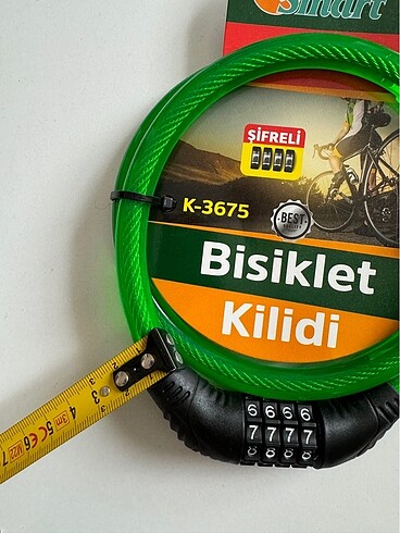 Beden Motorsiklet/Bisiklet için şifreli kilit 65 cm